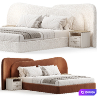 Gaspra Modern Bed By Elmalekfurniture 3D Model Corona