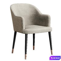 Chair GRAY Konyshev 3D Model Corona