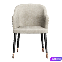 Chair GRAY Konyshev 3D Model Corona