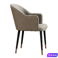 Chair GRAY Konyshev 3D Model Corona