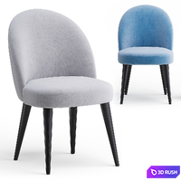 Dining soft chair Timon II 3D Model Corona