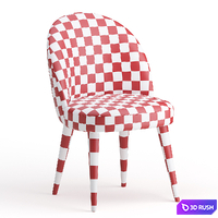 Dining soft chair Timon II 3D Model Corona