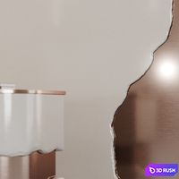 Reception desk 3 3D Model Corona