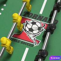 Kicker Tornado T3000 Foosball Table 3D Model Corona