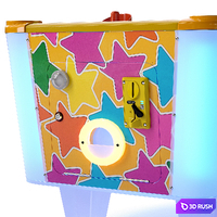 Game machine Honey Hockey. Air Hockey 3D Model Vray, Corona