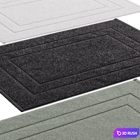 Cotton bath mat, Zara Home 3D Model Corona