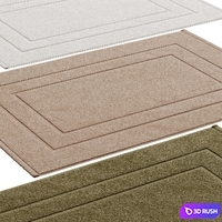 Cotton bath mat, Zara Home 3D Model Corona