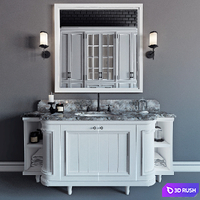 Bathroom furniture06 \ Furniture bathroom06 3D Model Vray