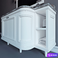 Bathroom furniture06 \ Furniture bathroom06 3D Model Vray