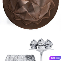 A set of sweets 3D Model Corona