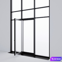 Structural glazing 3 3D Model Corona