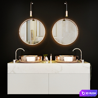 Bathroom 3D Model Corona