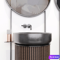Bathroom 3D Model Corona