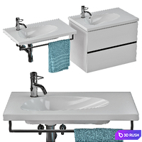 Laufen_ PALOMBA_washbowl_Part 1 3D Model Vray
