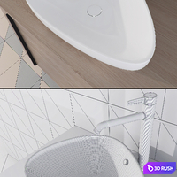 Jacob Delafon Nouvelle Vague 3 3D Model Vray