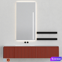 Antonio Lupi bathroom set 3D Model Vray, Corona