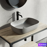 Scarabeo Ceramiche ABLE Single Vanity Unit Set 1 3D Model Vray, Corona