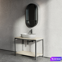 Scarabeo Ceramiche ABLE Single Vanity Unit Set 1 3D Model Vray, Corona