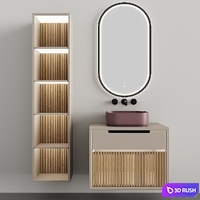Bath set 3D Model Corona