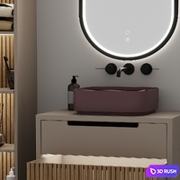 Bath set 3D Model Corona