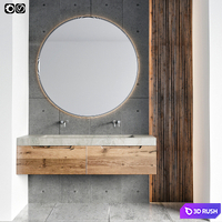 Bathroom furniture 4 3D Model Vray, Corona