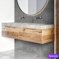 Bathroom furniture 4 3D Model Vray, Corona