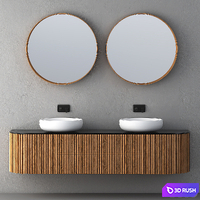 Modern Bathroom Cabinet | No. 103 3D Model Vray, Corona