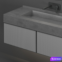 Washbasin my design 3D Model Vray