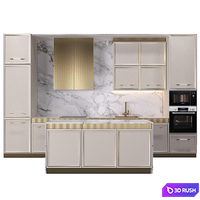 Kitchen 27 3D Model Vray, Corona