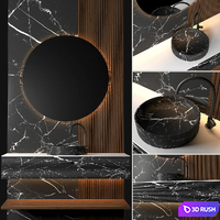 Bathroom Furniture 10 3D Model Vray