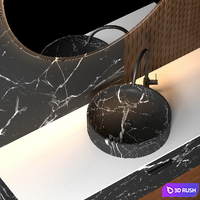 Bathroom Furniture 10 3D Model Vray