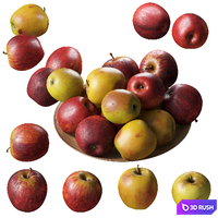 Apples Gala. 4 models 3D Model