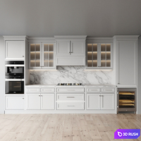Kitchen 0100 3D Model Vray, Corona