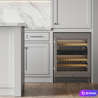 Kitchen 0100 3D Model Vray, Corona