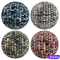 Felt weaving material 3D Model Vray, Corona