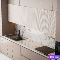 KITCHEN 01 3D Model Corona