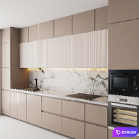 KITCHEN 01 3D Model Corona