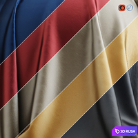 Material fabric silk satin satin 3D Model Vray, Corona