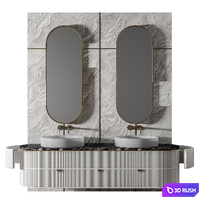 Luxury Bathroom 138 3D Model Vray, Corona