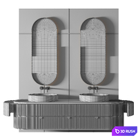 Luxury Bathroom 138 3D Model Vray, Corona