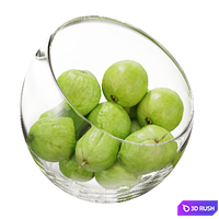 Large Slant Fruit Bowl Guava 3D Model Vray, Corona