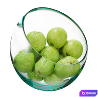 Large Slant Fruit Bowl Guava 3D Model Vray, Corona