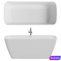 Bathtubs Salini set of 5 models 3D Model Vray, Corona