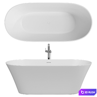 Bathtubs Salini set of 5 models 3D Model Vray, Corona