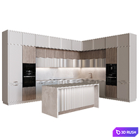 Neoclassical kitchen 22 3D Model Corona