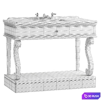 ASTORIA | Washbasin furniture By Park Avenue 3D Model Corona