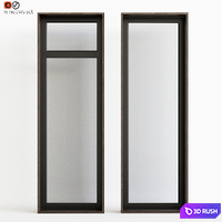 Windows of different sizes 3D Model Vray, Corona