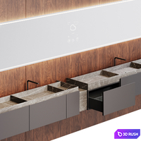 ANTONIO LUPI Bathroom furniture | NABATEI collections 3D Model Corona