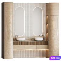 Bathroom furniture 5 3D Model Corona