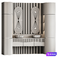 Bathroom furniture 5 3D Model Corona